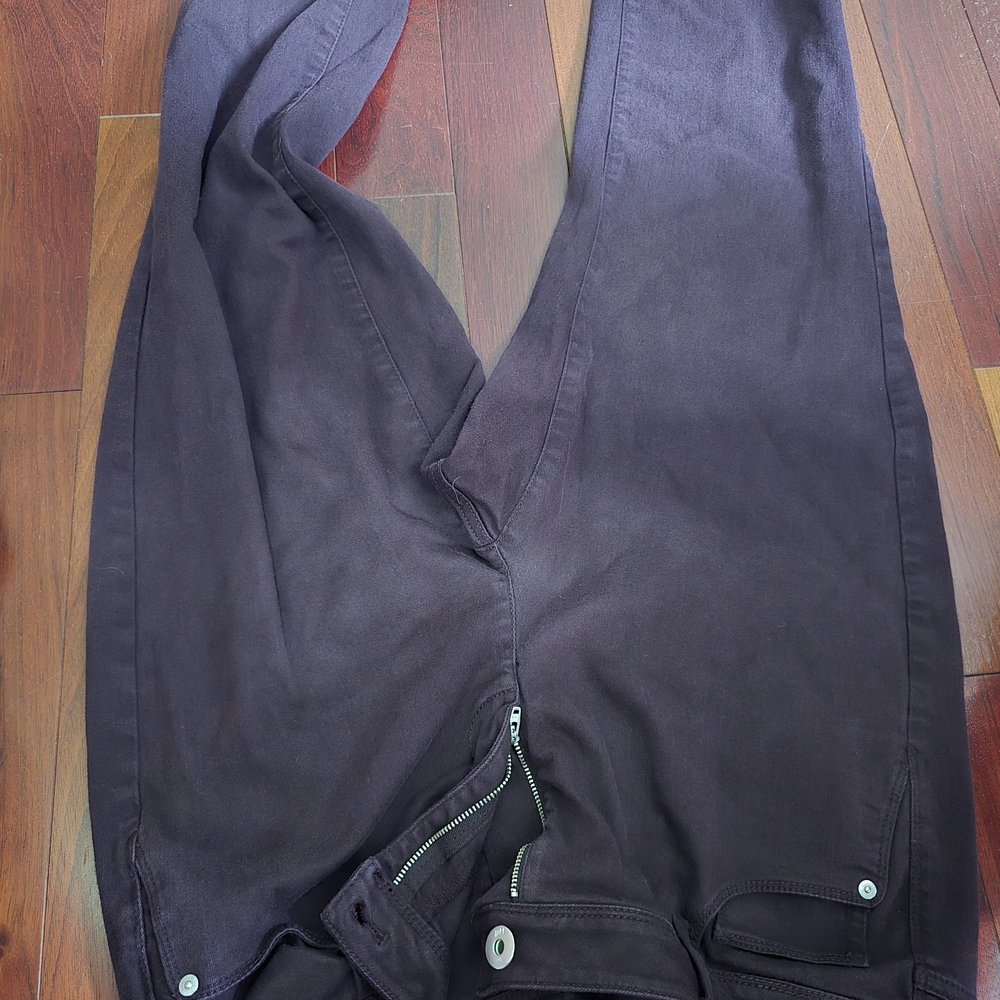 J. Jill Women's Straight Leg Jeans - Dark Purple